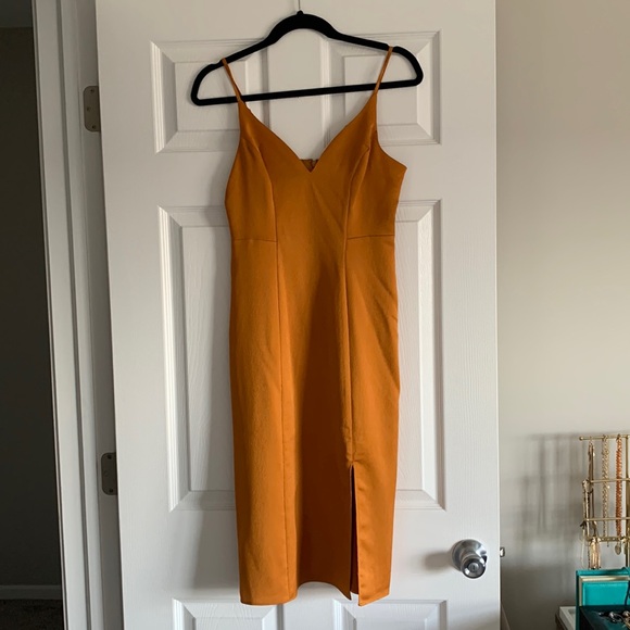 Express orange dress, size extra small - Picture 1 of 4